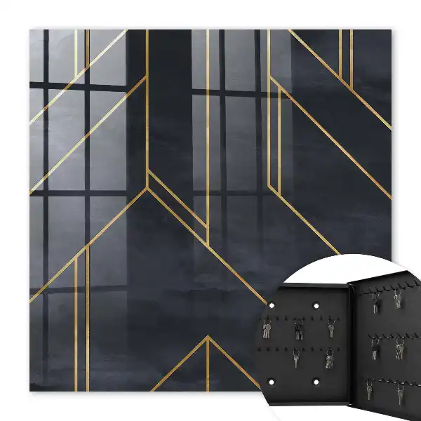 Key box for home Geometric structure, contrasting colors