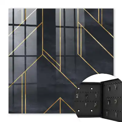 Key box for home Geometric structure, contrasting colors