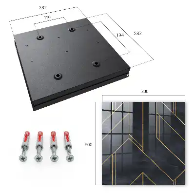 Key box for home Geometric structure, contrasting colors