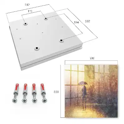 Key box for home The warm melancholy of sunset glow