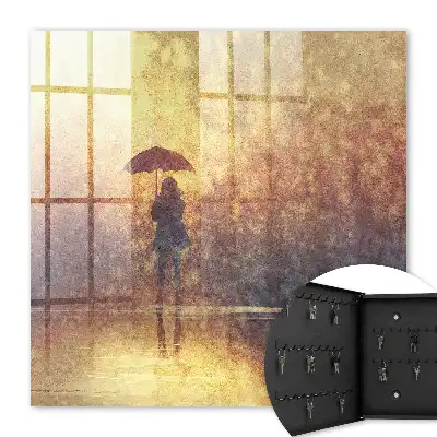 Key box for home The warm melancholy of sunset glow