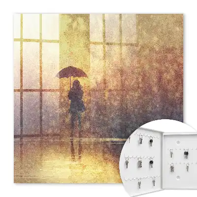 Key box for home The warm melancholy of sunset glow