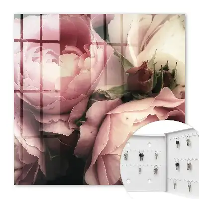Key cabinet Rose beauty roses in shades