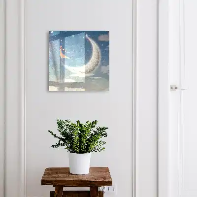 Key box for home Heavenly journey in the form of the moon