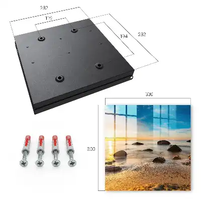 Key box for home Seaside sunset with sea and stones