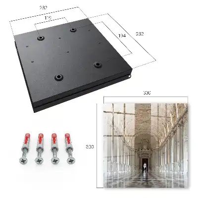 Wall mounted key box Classic architecture with elegant decorations
