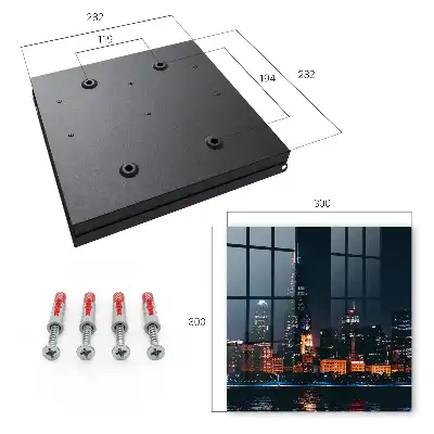 Decorative key box A night city full of lights