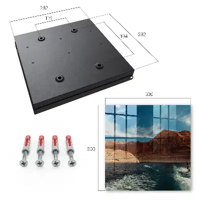 Wall mounted key box Water emotions sports activity