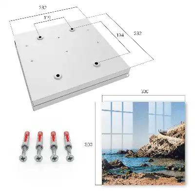 Key box for home Coastal scenery blue sea