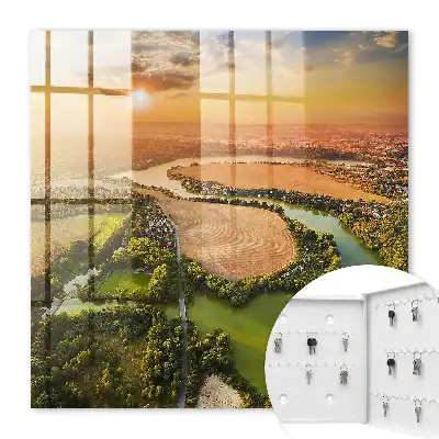 Key cabinet Sunset nature landscape