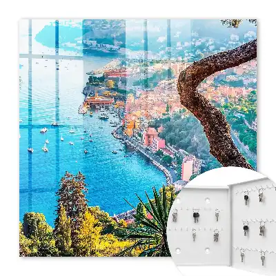 Key box for home Holiday landscape of the bay coast
