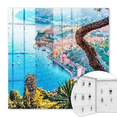 Key box for home Holiday landscape of the bay coast