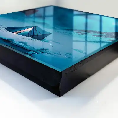 Key box for home Blue night with a lit tent
