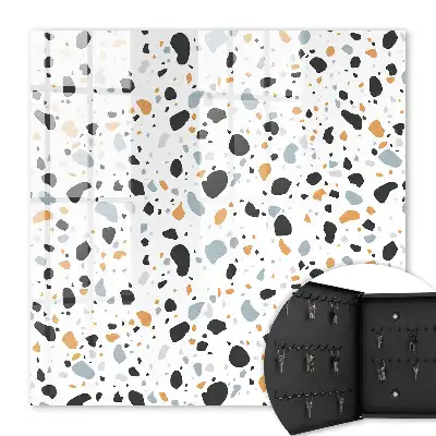 Key box for home Terrazzo pattern harmony of shapes