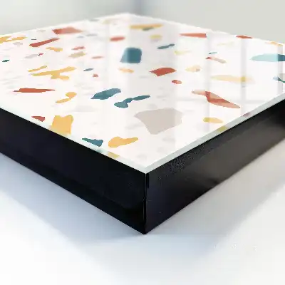 Decorative key box Abstract composition with dynamic shapes
