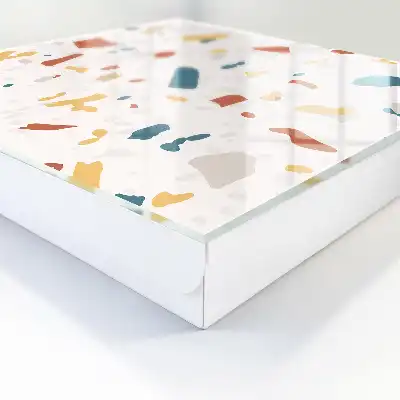 Decorative key box Abstract composition with dynamic shapes