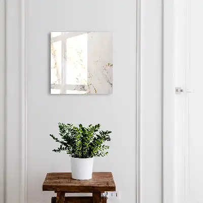 Wall mounted key box Marble elegance with veining patterns