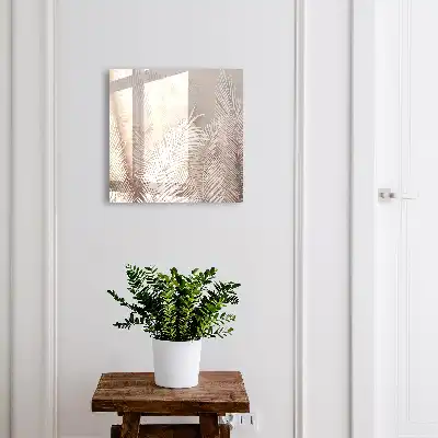 Wall mounted key cabinet Leaves elegant in delicate shades