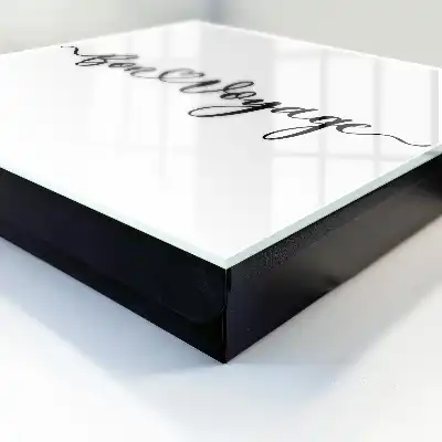 Decorative key box Journey of the heart with modern typography