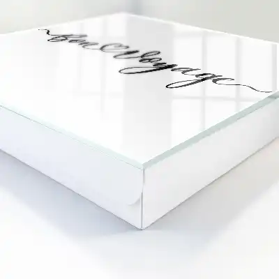 Decorative key box Journey of the heart with modern typography