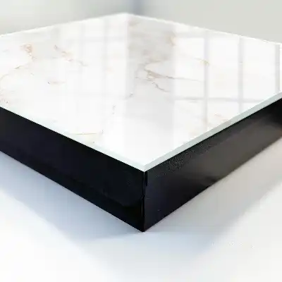 Key cabinet The elegance of brown marble with lines