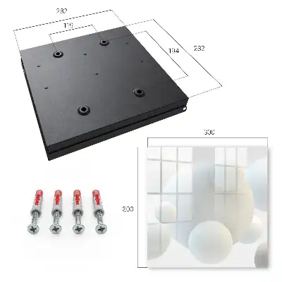 Wall mounted key cabinet Delicate balls are balling up