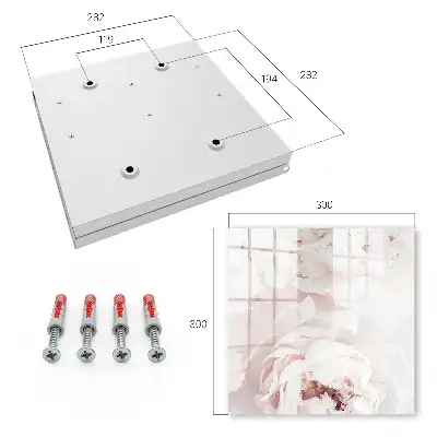 Wall mounted key cabinet Subtle elegance full of lightness