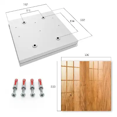 Key box for home Wooden texture adds coziness