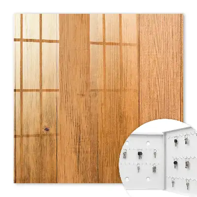 Key box for home Wooden texture adds coziness