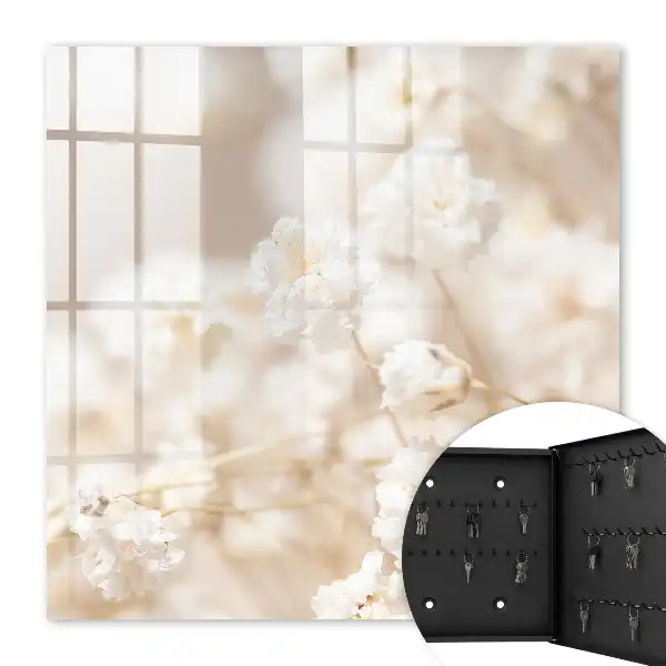 Key box for home Flowers in light tones