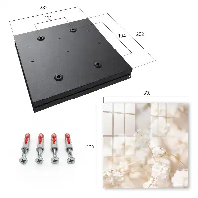 Key box for home Flowers in light tones
