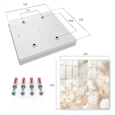 Key box for home Flowers in light tones