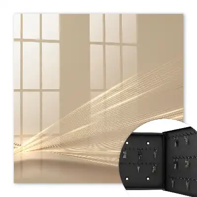 Decorative key box Minimalist lines, delicate colors