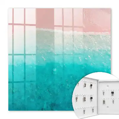 Key cabinet Dream beach with a turquoise sea