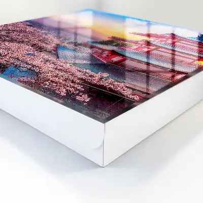 Key box for home Japanese harmony cherry blossoms