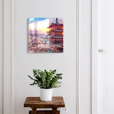 Key box for home Japanese harmony cherry blossoms