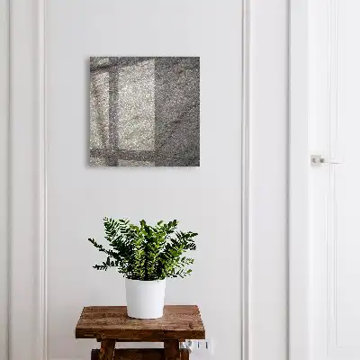 Wall mounted key cabinet Gray stone