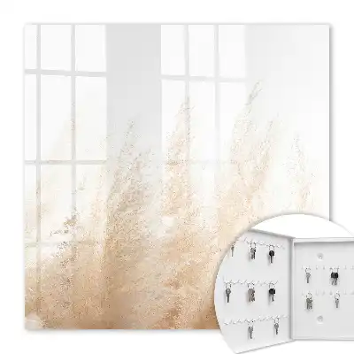 Wall mounted key box Soothing nature in tones