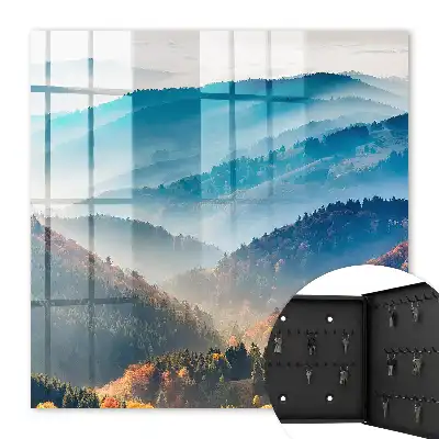 Key box for home A mountain landscape of stunning colors