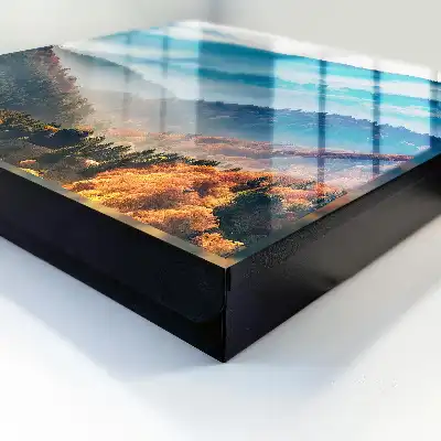 Key box for home A mountain landscape of stunning colors