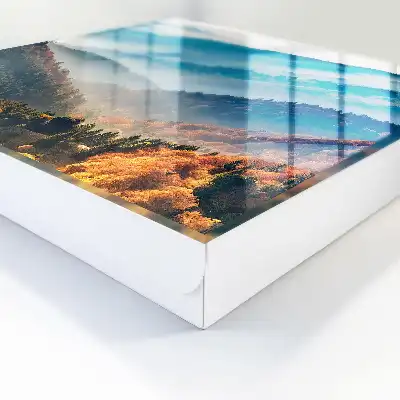 Key box for home A mountain landscape of stunning colors