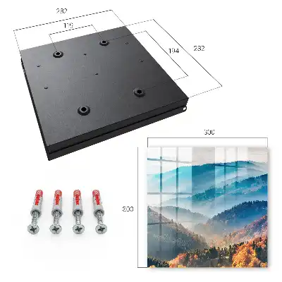 Key box for home A mountain landscape of stunning colors