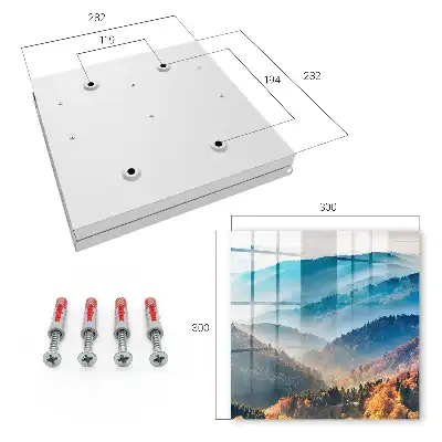 Key box for home A mountain landscape of stunning colors