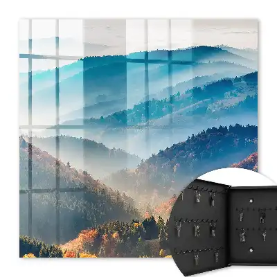 Key box for home A mountain landscape of stunning colors