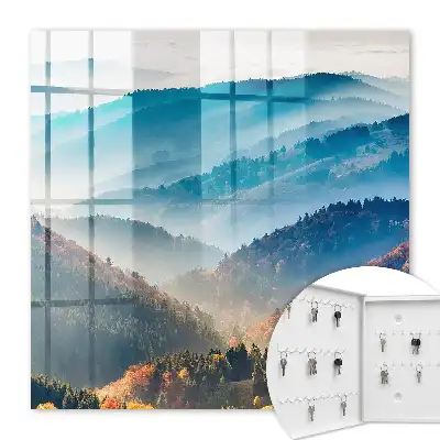 Key box for home A mountain landscape of stunning colors