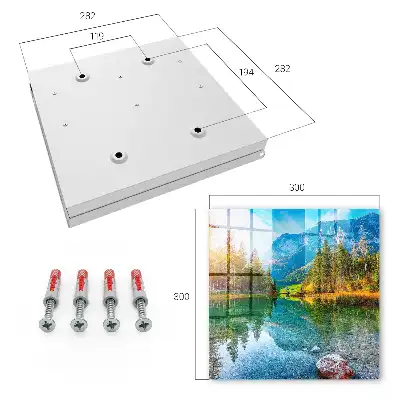 Decorative key box Mountain landscape mountains peace