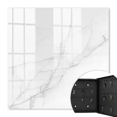 Wall mounted key box Marble elegance with delicate lines
