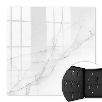 Wall mounted key box Marble elegance with delicate lines
