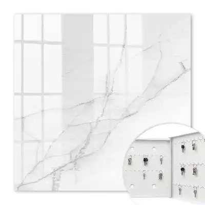 Wall mounted key box Marble elegance with delicate lines