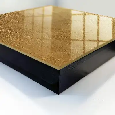 Decorative key box Warm texture with light streaks
